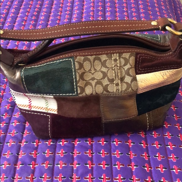Coach Holiday Patchwork mini handbag - Picture 2 of 5